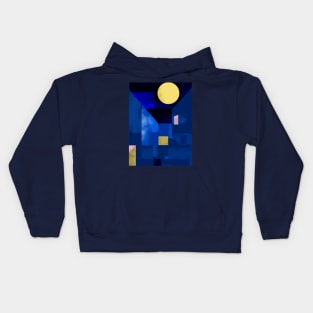 Moody Blue Kids Hoodie